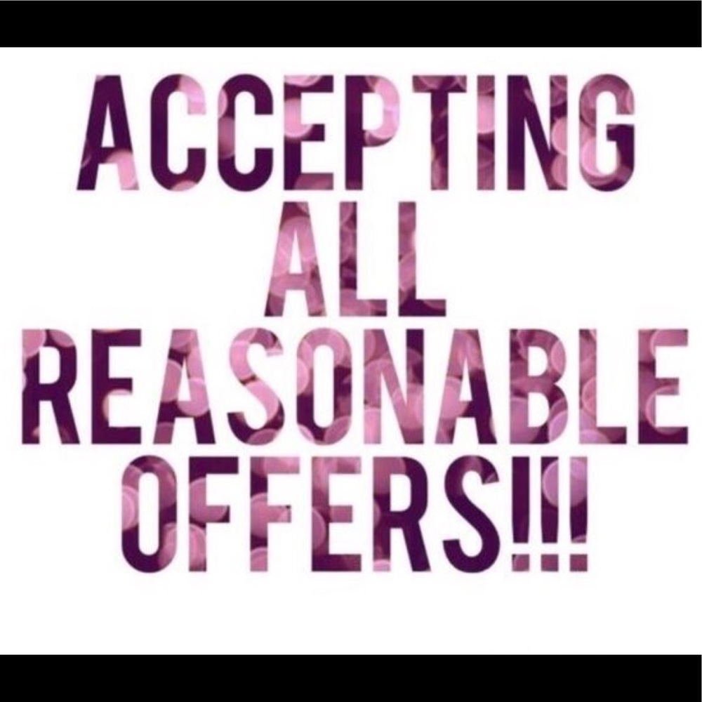 Accepting all reasonable offers!!
